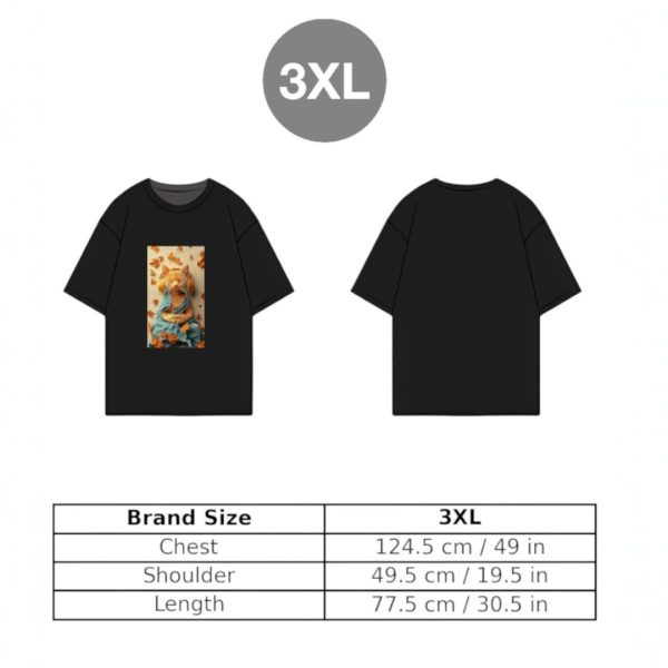 Autumn Buddha Cat Tee - Image 4