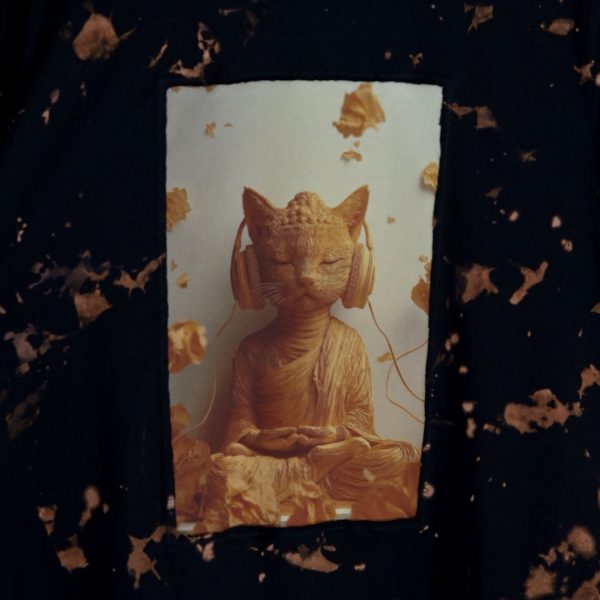 Buddha Cat Tee - Image 2