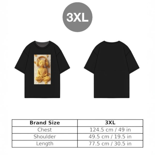 Golden Buddha Cat Tee - Image 4