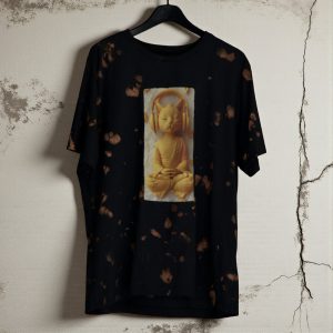 Golden Buddha Cat Tee